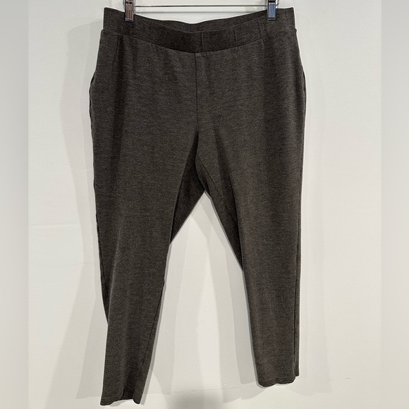 Philosophy Woman Republic Gray Pull-On Ankle Pants SZ  1X - Picture 1 of 6